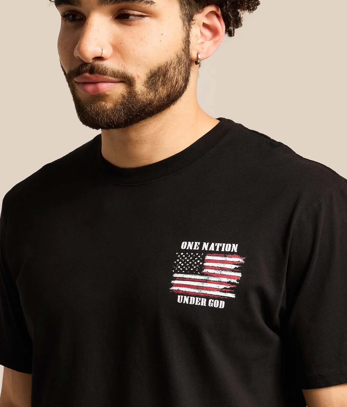 Graphic T-Shirts | Howitzer One Nation T-Shirt Black