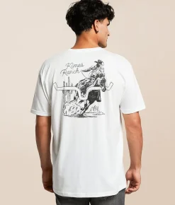 Graphic T-Shirts | Kimes Ranch On The Run T-Shirt White