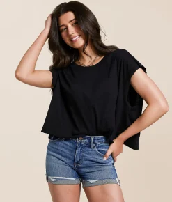 Tops | Hyfve Open Back Cropped Top Sage