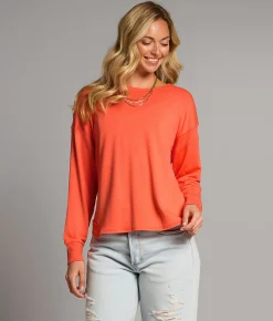 Tops | BKE Open Back Top Living Coral