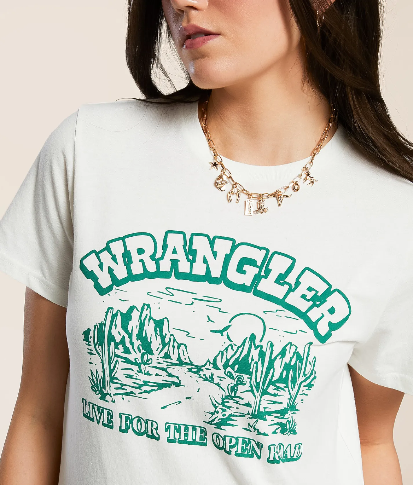 Tops | Wrangler® Open Road T-Shirt Marshmallow