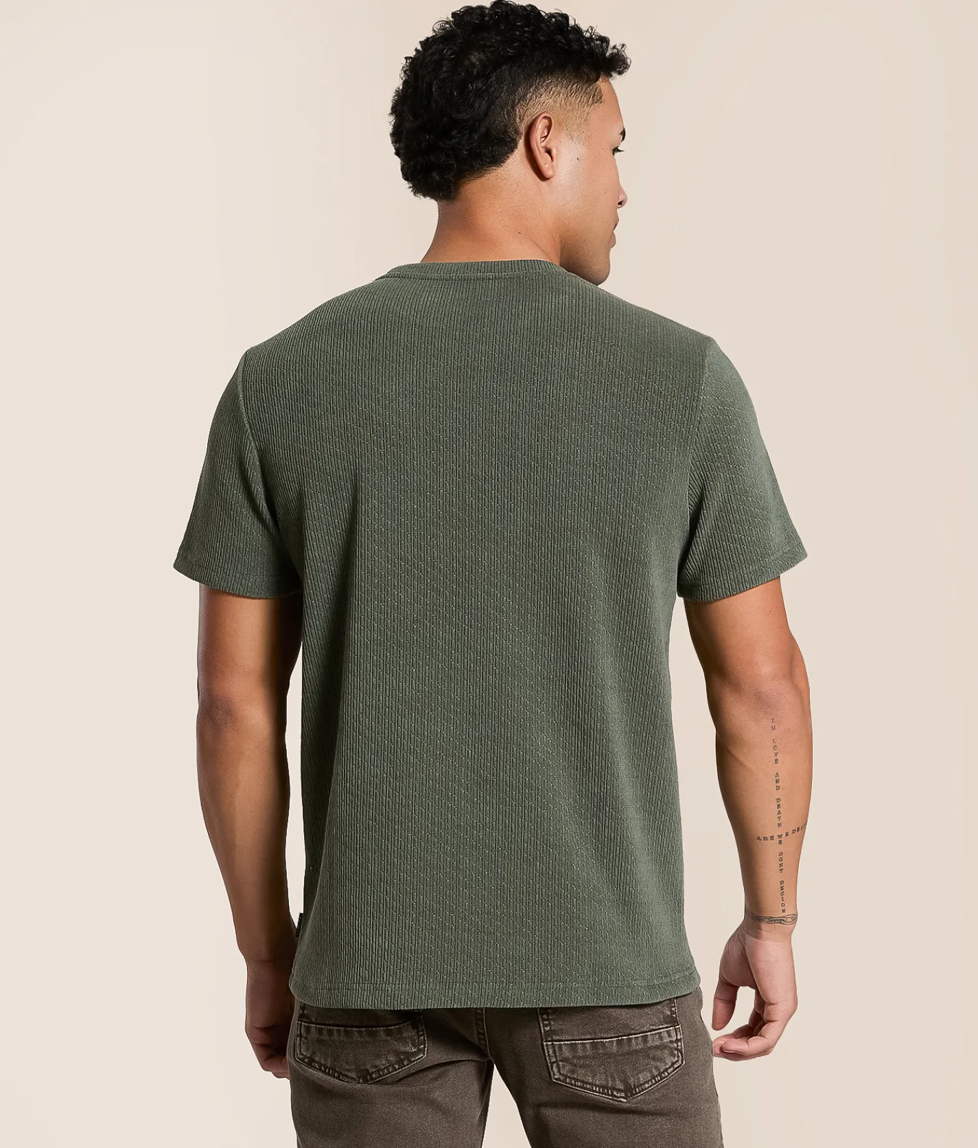 Nova Industries Open Weave Ribbed T-Shirt Kambaba Clearance