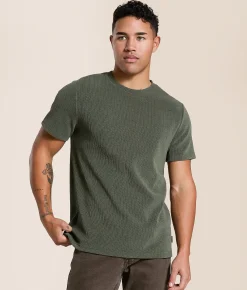Nova Industries Open Weave Ribbed T-Shirt Kambaba Clearance