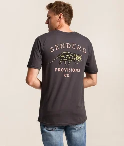 Sendero Provisions Co. Opossum T-Shirt Charcoal Hot