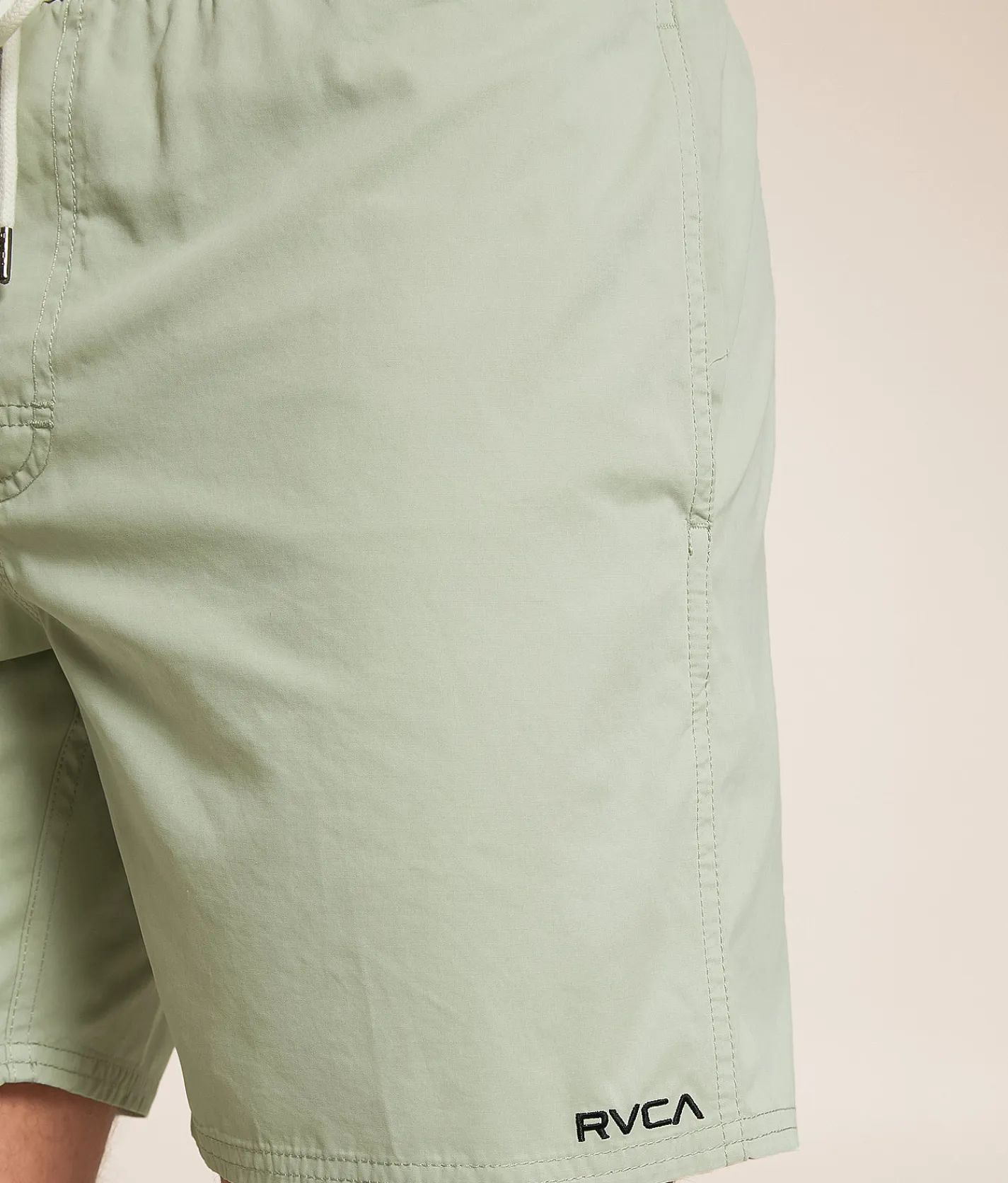 Bottoms|Swimwear | RVCA Opposites Stretch Swim Trunks Light Olive
