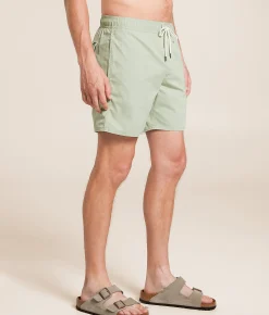 Bottoms|Swimwear | RVCA Opposites Stretch Swim Trunks Light Olive
