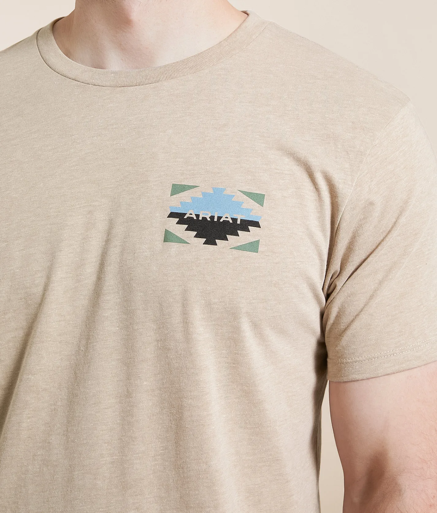 Graphic T-Shirts | Ariat Optical Mountain T-Shirt Brindle Heather