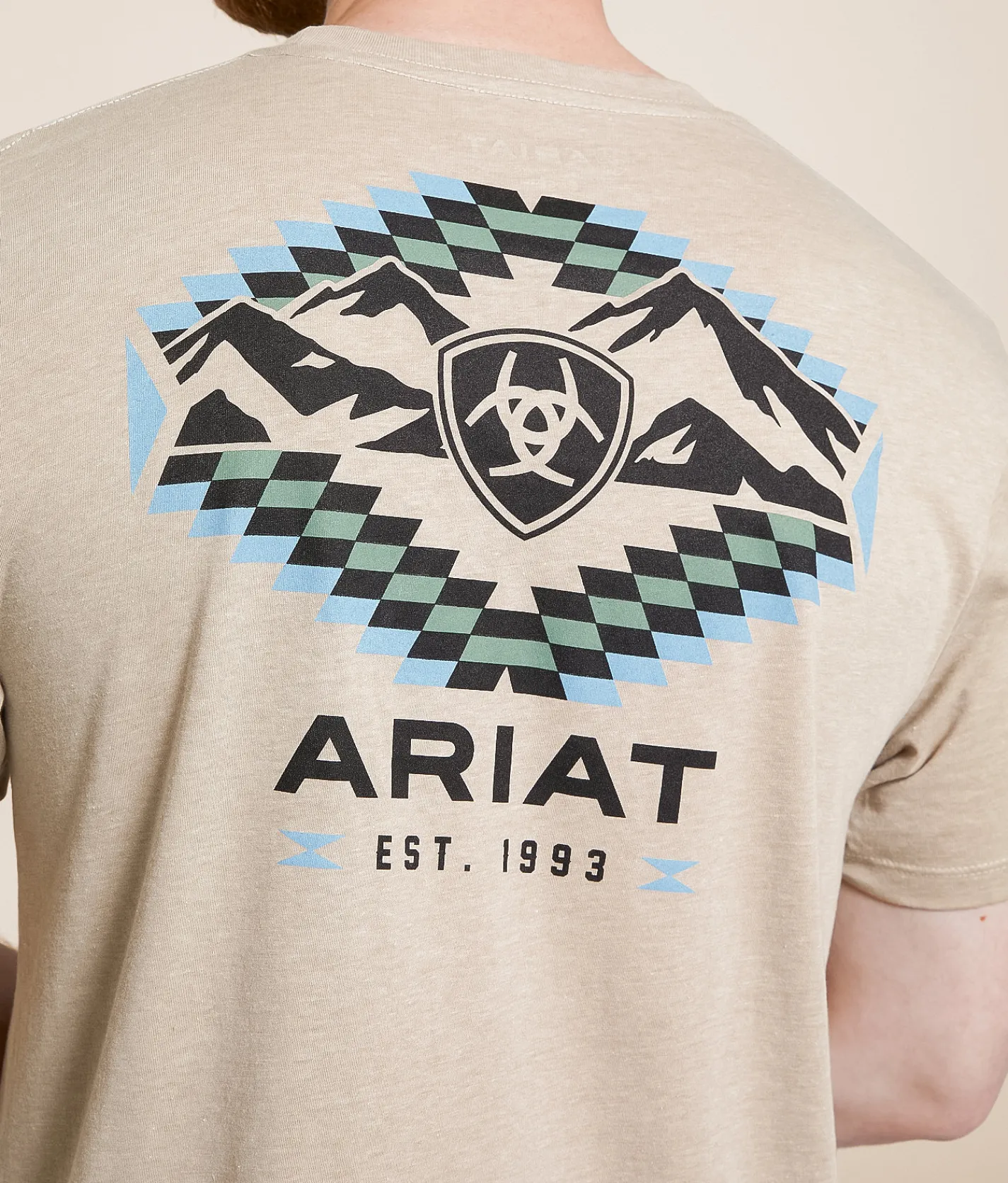 Graphic T-Shirts | Ariat Optical Mountain T-Shirt Brindle Heather