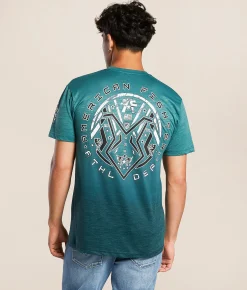American Fighter Oradell T-Shirt Sea Pine June Bug Online