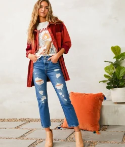 Levi's® 501 Original Cropped Jean Oxnard Boundary Breaker Discount