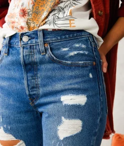 Levi's® 501 Original Cropped Jean Oxnard Boundary Breaker Discount