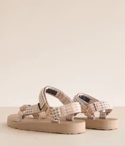Teva Original Universal Sandal Modern Check Taupe Best