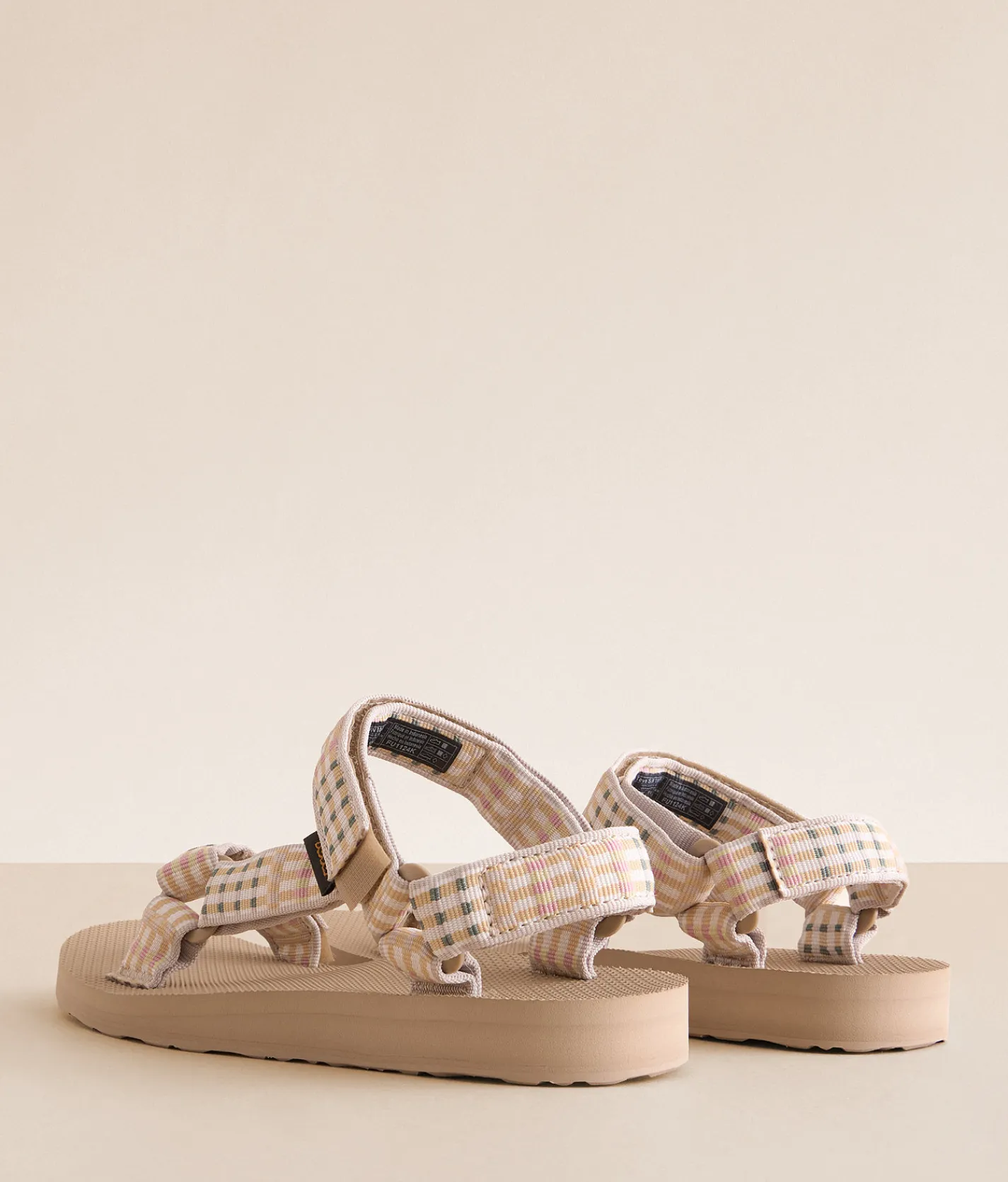 Teva Original Universal Sandal Modern Check Taupe Best