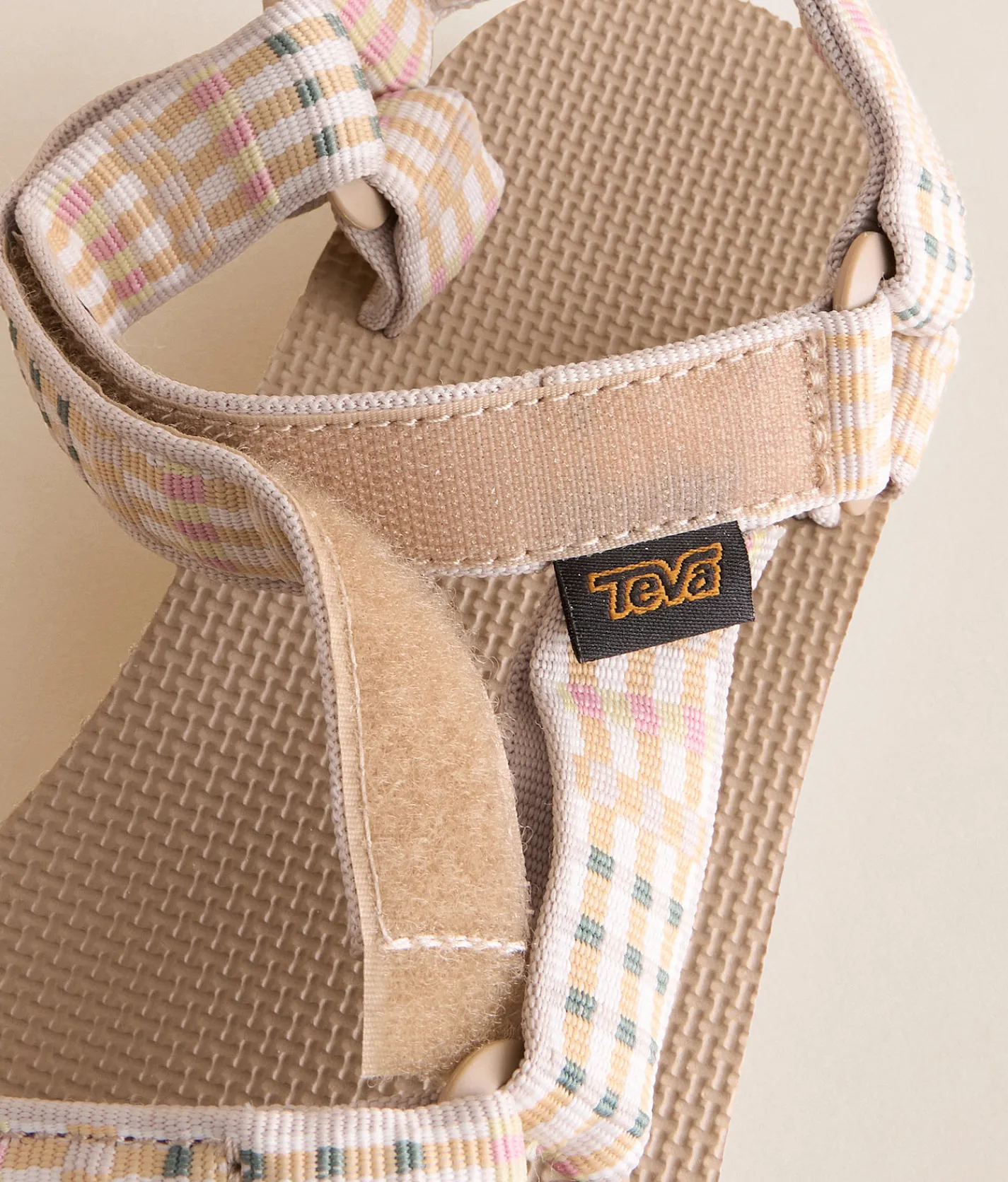 Teva Original Universal Sandal Modern Check Taupe Best