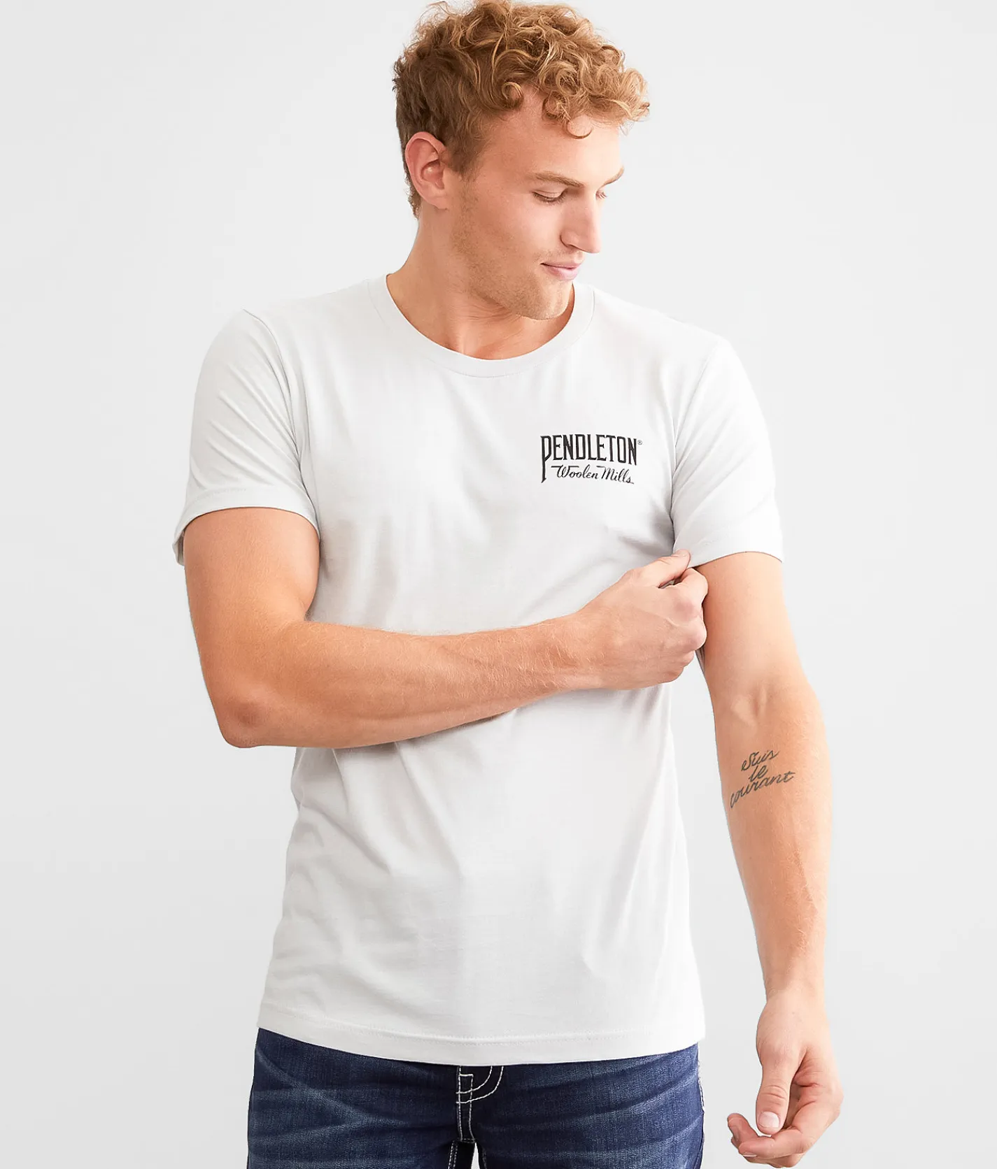 Pendleton Original Western T-Shirt Silver New