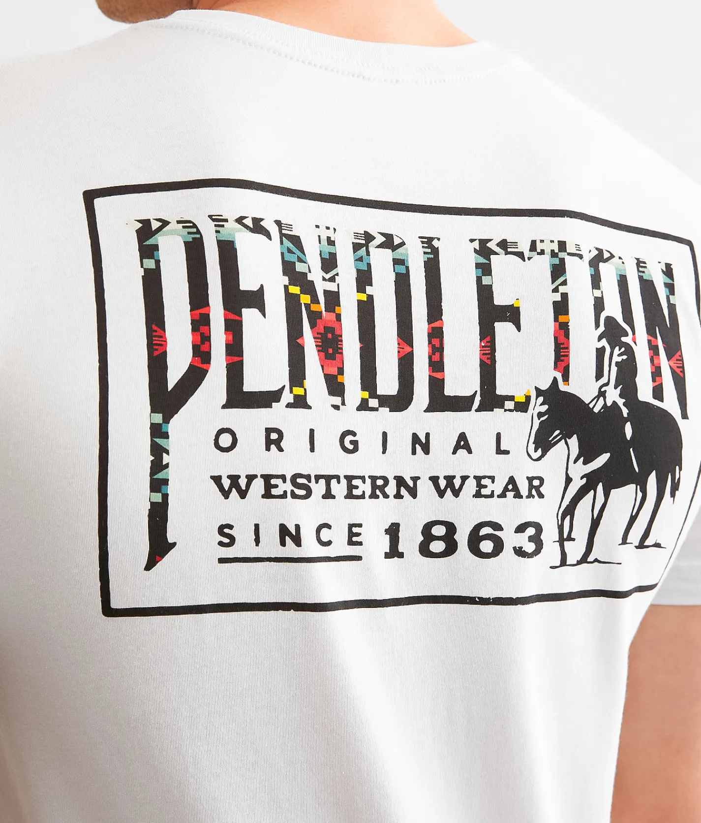 Pendleton Original Western T-Shirt Silver New