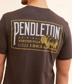 Graphic T-Shirts | Pendleton Original Western T-Shirt Brown