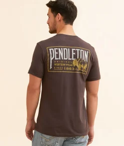 Graphic T-Shirts | Pendleton Original Western T-Shirt Brown
