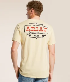 Tops|Graphic T-Shirts | Ariat Original Western T-Shirt Wood Ash