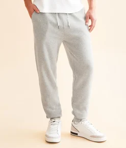 Bottoms | BKE Osage Terry Cloth Jogger Grey Heather