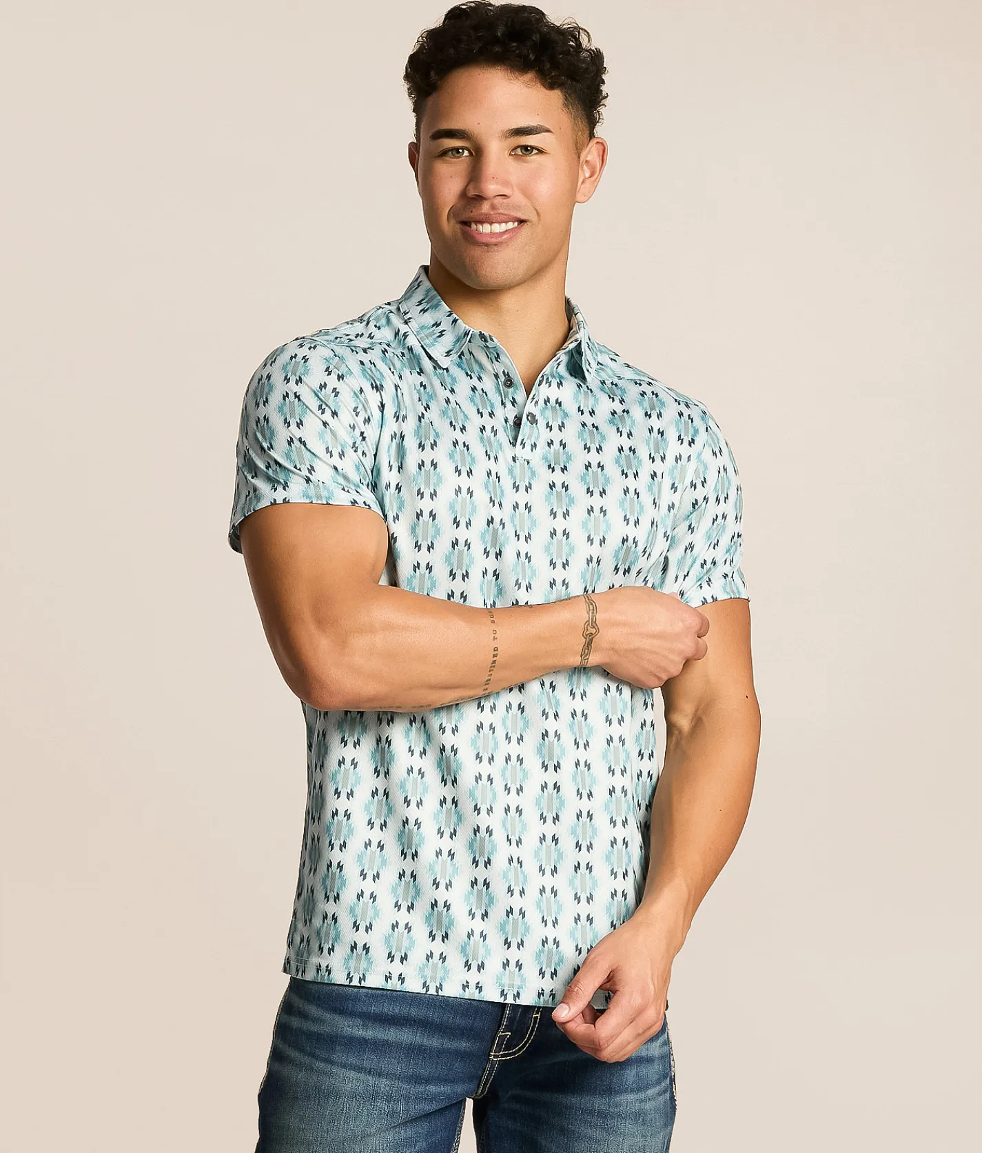 Gentry County Osborne Performance Polo Slate Hot