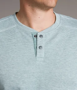 BKE Ottoman Henley Seafoam Green Best