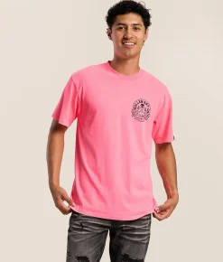 Sullen Outcasts T-Shirt Neon Pink Outlet