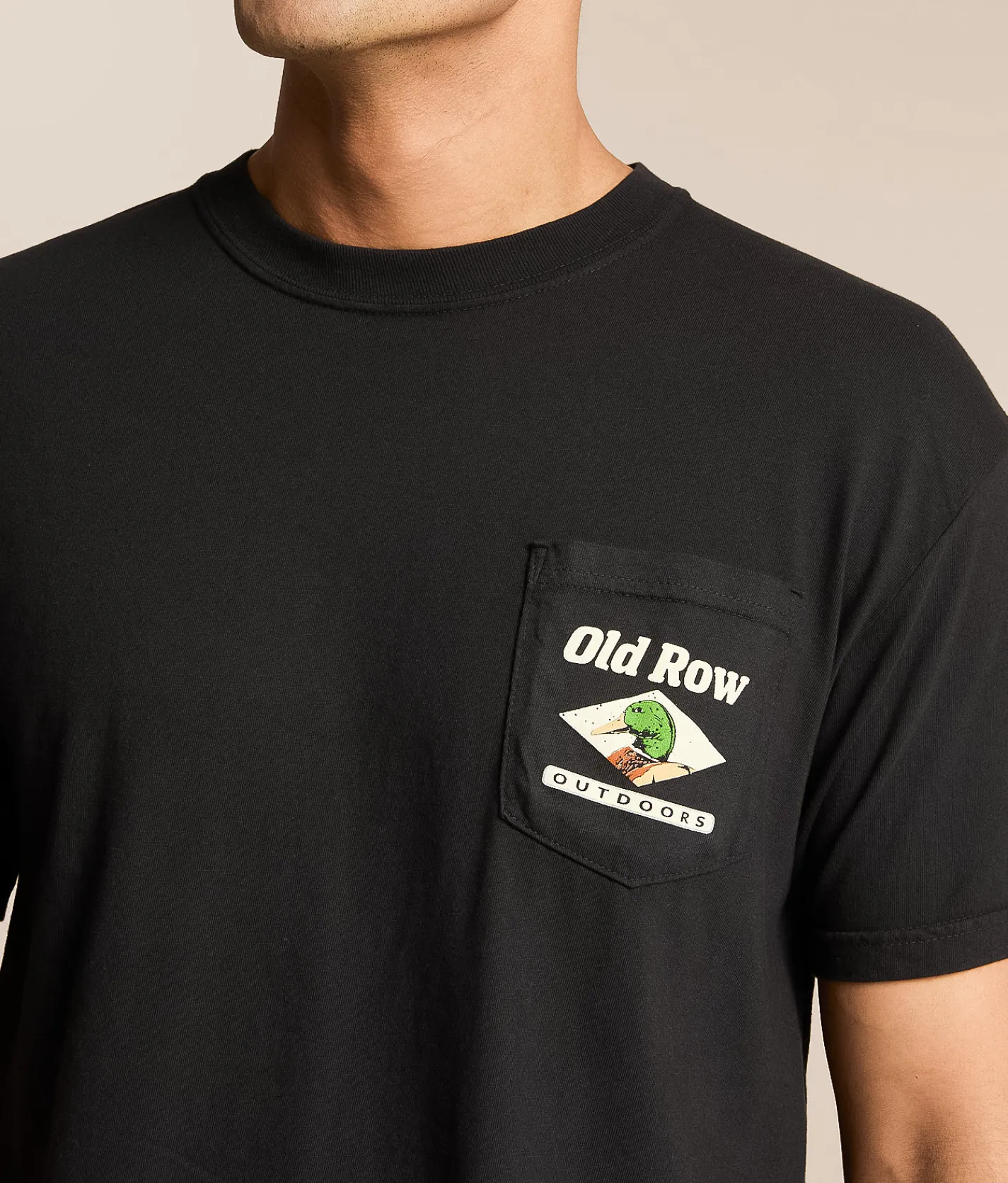 Tops|Graphic T-Shirts | Old Row Outdoor Deer T-Shirt Black