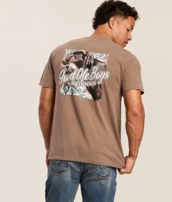 Tops|Graphic T-Shirts | Good Ole Boys Outdoors Lab Mallard T-Shirt Espresso