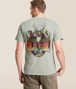 Tops|Graphic T-Shirts | Old Row Outdoor Sportsman T-Shirt Sandstone