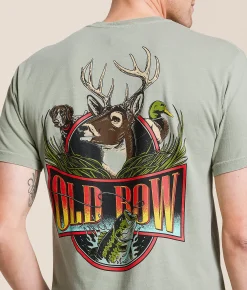 Tops|Graphic T-Shirts | Old Row Outdoor Sportsman T-Shirt Sandstone