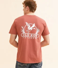 Old Row Outdoors T-Shirt Cumin New