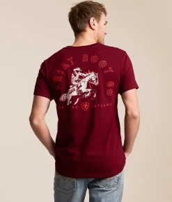 Ariat Outlaw Arches T-Shirt Cabernet New