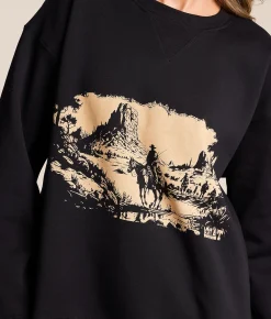 Tops | Ariat Outlaw Pullover Black