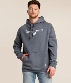 Kimes Ranch Outlier Hooded Sweatshirt Blue Heather Online