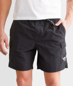 RVCA Outsider Packable Cargo Short Black Outlet