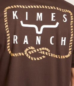 Tops|Graphic T-Shirts | Kimes Ranch Overhand T-Shirt Dark Chocolate