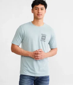 Graphic T-Shirts|Activewear | RVCA Overlays Sport T-Shirt Scrub Heather