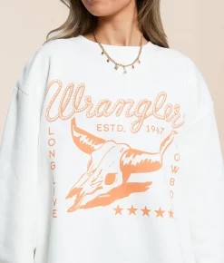 Tops | Wrangler® 1947 Oversized Pullover Ecru