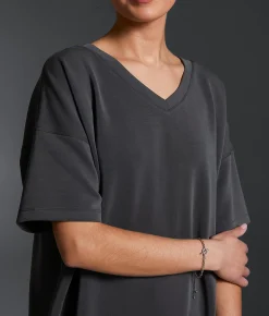 Buckle Black Oversized T-Shirt Ebony Hot