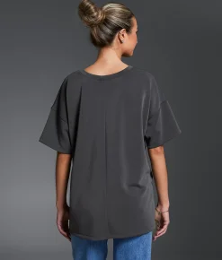 Buckle Black Oversized T-Shirt Ebony Hot