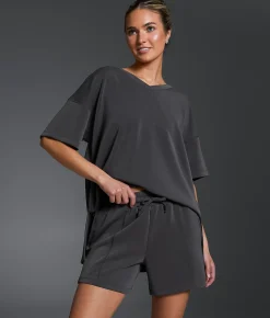 Buckle Black Oversized T-Shirt Ebony Hot