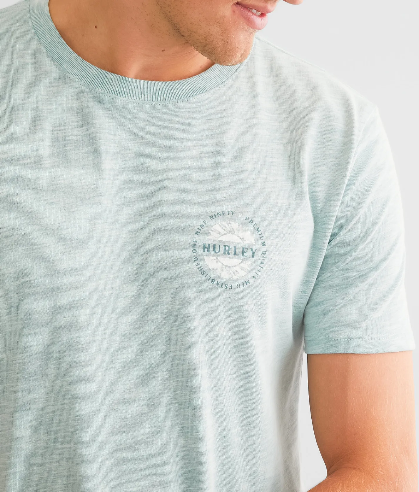 Hurley Over Under T-Shirt Teal Best