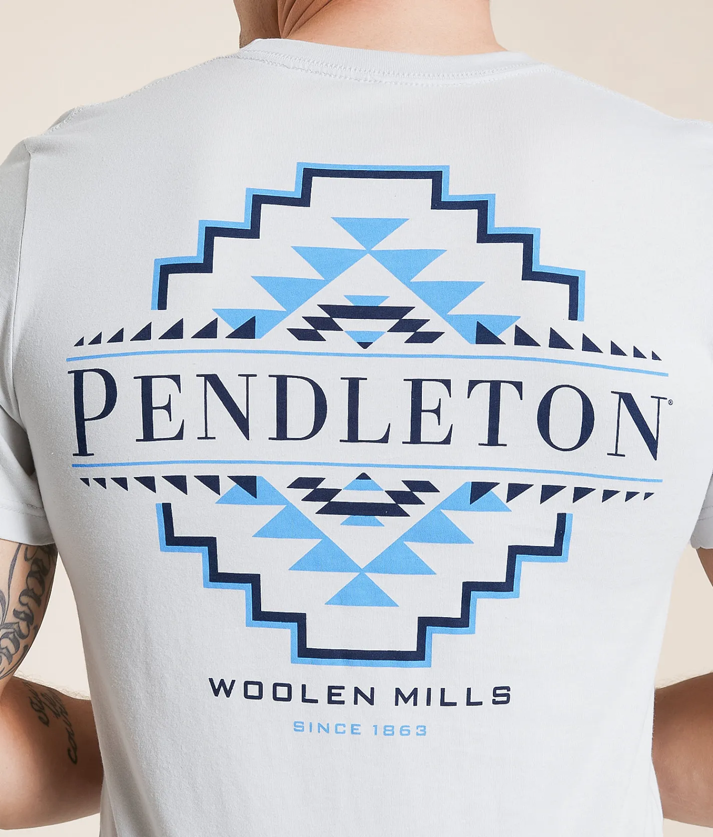 Graphic T-Shirts | Pendleton Oxbow T-Shirt Silver