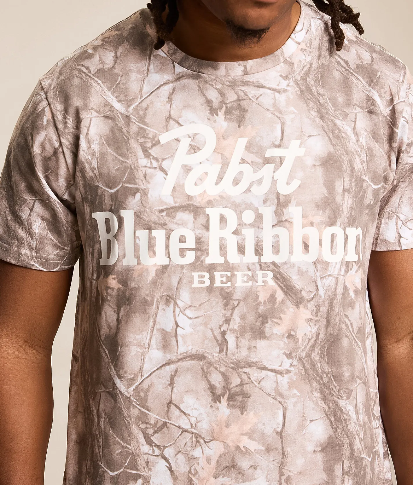 Bioworld Pabst Blue Ribbon T-Shirt Camo New