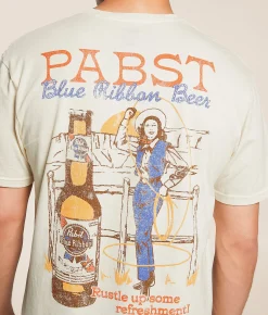 Ripple Junction® Pabst Blue Ribbon PBR T-Shirt Natural Online