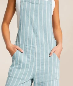 Rompers & Jumpsuits | Billabong Pacific Time Jumpsuit Blue Fog
