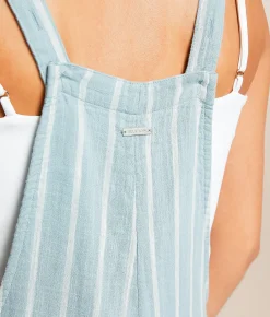 Rompers & Jumpsuits | Billabong Pacific Time Jumpsuit Blue Fog