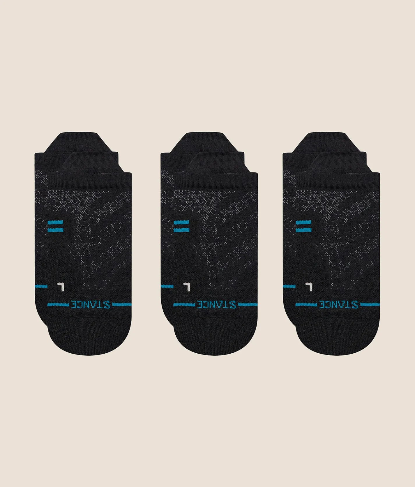 Stance 3 Pack Athletic Tab Socks Black Best