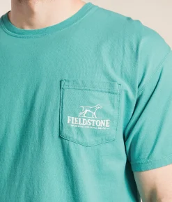 Fieldstone 6 Pack Lab T-Shirt Seafoam Discount